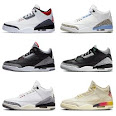 Air Jordan 3（Click the link for more colors） Jordan rep