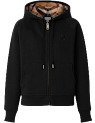 Burberry Sweatshirt zip Black interior monogram Burberry rep