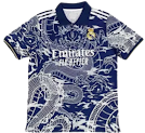 Emirates Real Madrid white Chinese dragon jersey rep