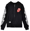 Chrome HeartsRolling Stones Zip Chrome Hearts rep