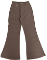 Rick Owens Brown Flared Denim Rick Owens rep