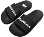 balenciaga black white slides Balenciaga rep