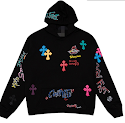 Chrome HeartsLeather Patch Hoodie Chrome Hearts rep