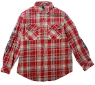 Chrome HeartsCross Patch Flannel Chrome Hearts rep