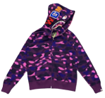 Bape Shark Zip Hoodie Bape rep