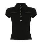 Retro stand-up collar short style rep