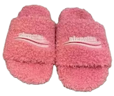 Balenciaga Fur Slides Balenciaga rep