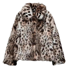 Zara Leopard Fur Jacket rep