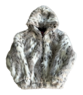 Corteiz Corteiz Faux Fur Hooded Jacket rep