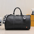 Louis Vuitton black grey duffle bag Louis Vuitton rep