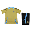 2425 Argentina Training clothes suit Short sleeve Fan version rep