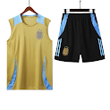 2425 Argentina Training clothes suit vest Fan version rep