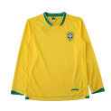 2006 season Brazil home Long sleeved retro Fan version rep