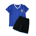 1986 Argentina away retro Kids kit rep