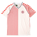 1986 season Denmark away retro Fan version rep