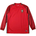 16 season Portugal home retro Long sleeve Fan version rep
