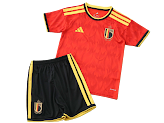 2026 FIFA World Cup Belgium home Kids kit rep