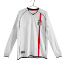 2002 season England home Long sleeved retro Fan version rep