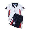1998 England home retro Kids kit rep