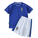 1998 Brazil away retro Kids kit rep