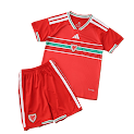2026 FIFA World Cup Wales home Kids kit rep