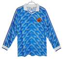 1988 season East Germany home Long sleeved Retro Fan version rep