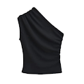 Hollowed-out backless halter top rep