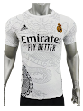 Special Edition White Real Madrid Jersey Player Version rep