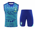 2425 Brazil Training clothes suit vest Fan version rep