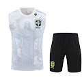 2526 season Brazil Jesus Training clothes suit vest Fan version rep
