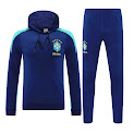 2526 season Brazil Training suit hooded set rep