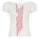 Tight round neck in English T-Shirt rep