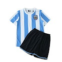 1986 Argentina home retro Kids kit rep