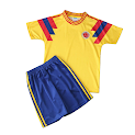 1990 season Colombia home retro Kids kit rep