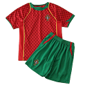 2004 Portugal home retro Kids kit rep