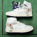 Off-white x Jordan Air Jordan 1 High White the ten OG Off-White rep