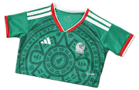 2026 WOMEN MEXICO CROP JERSEY rep